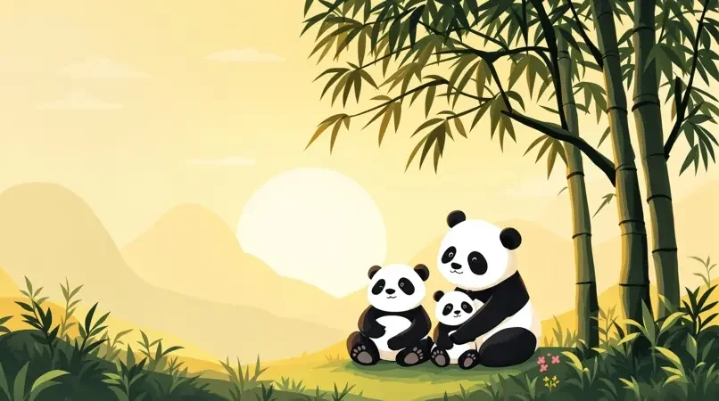365电影 品牌故事 365电影 品牌故事 - 熊猫一家温馨相伴